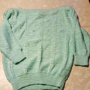 Mint green sweater